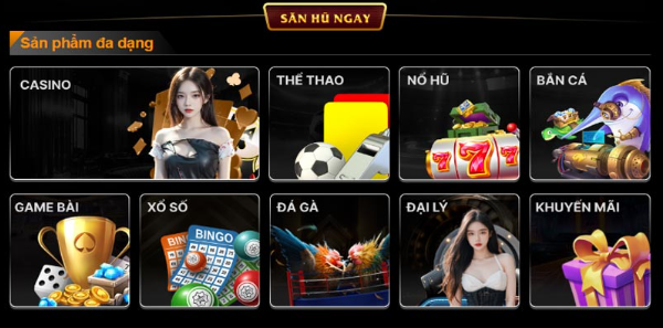 Sảnh cược của nhà cái có đến hàng ngàn đầu game khác nhau